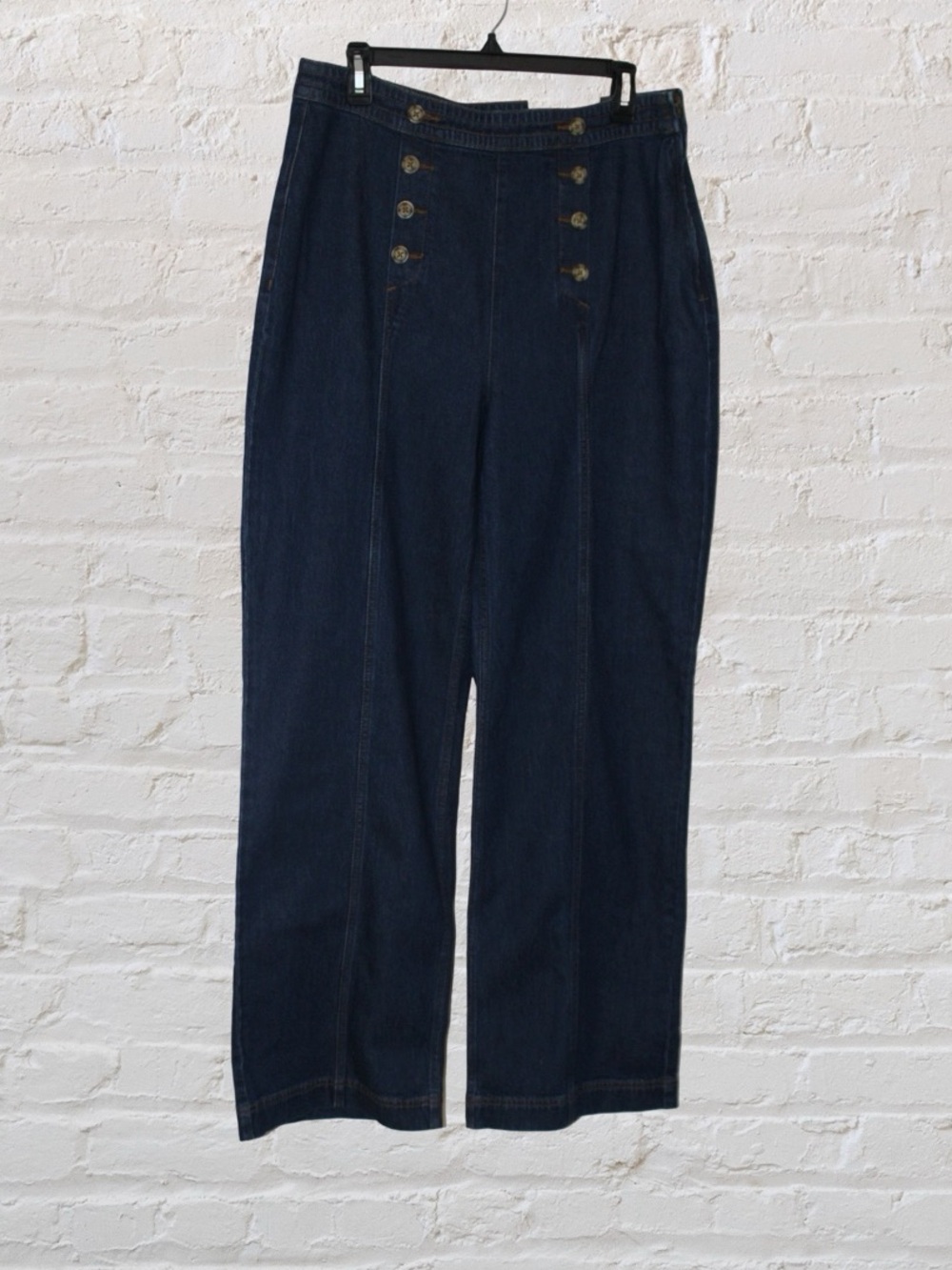 On 34th Wide Leg Sailor Jeans